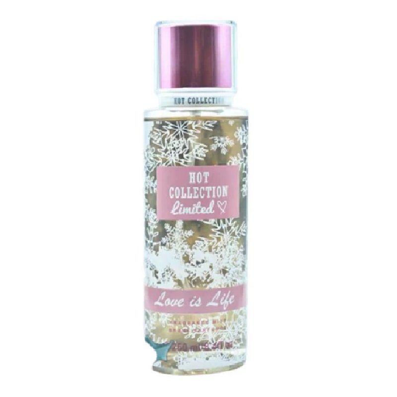 HOT COLLECTION LOVE IS LIFE BODY MIST 250ML