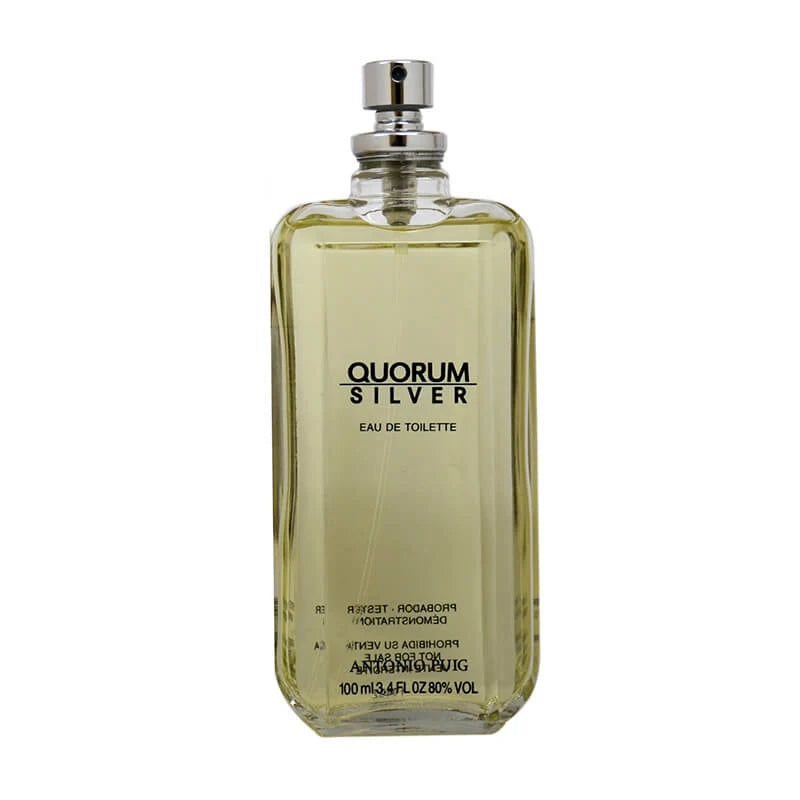 ANTONIO PUIG QUORUM SILVER MEN EDT 100ML TESTER