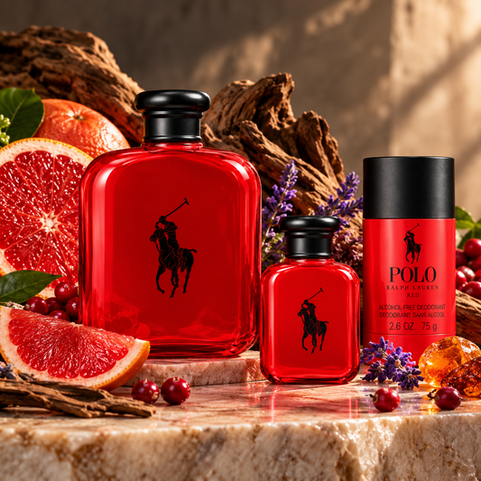 RALPH LAUREN POLO RED MEN EDT 125 ml+40 ml+DEO 75 ml