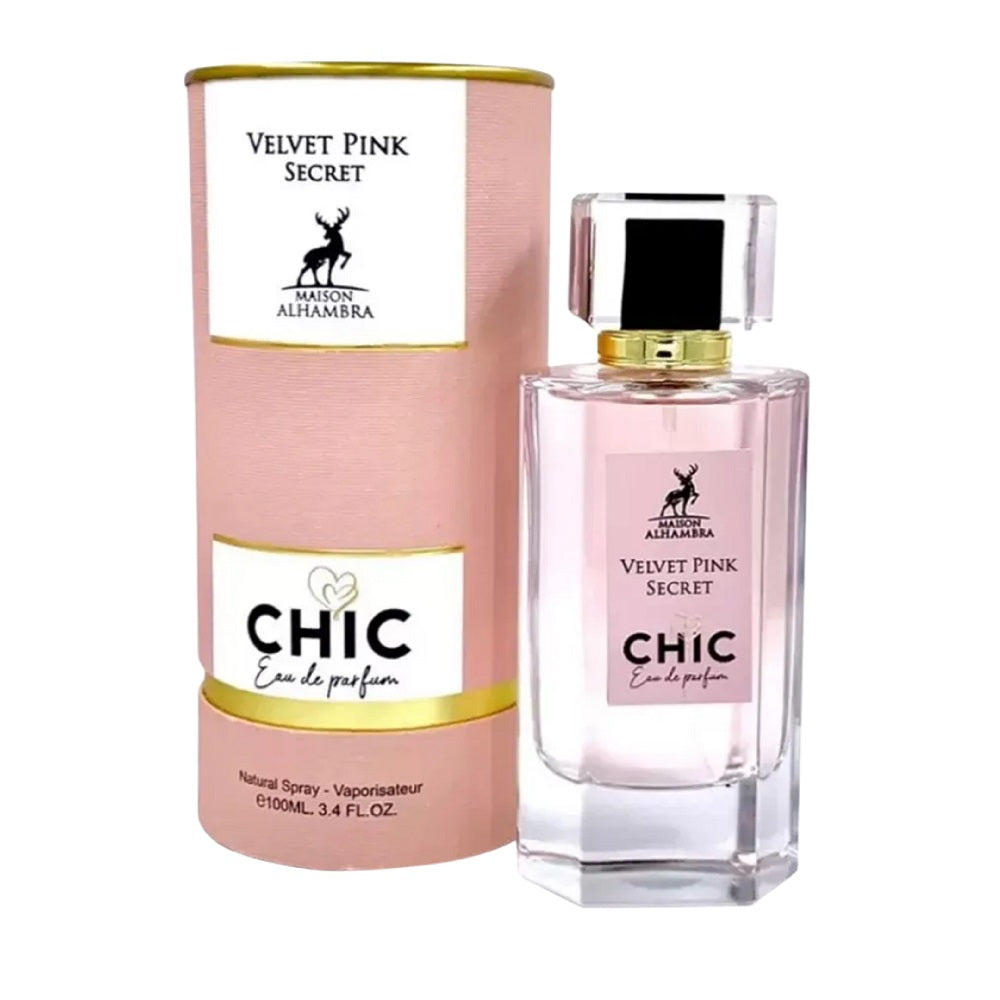 MAISON ALHAMBRA CHIC VELVET PINK SECRET WOMAN EDP 100ML