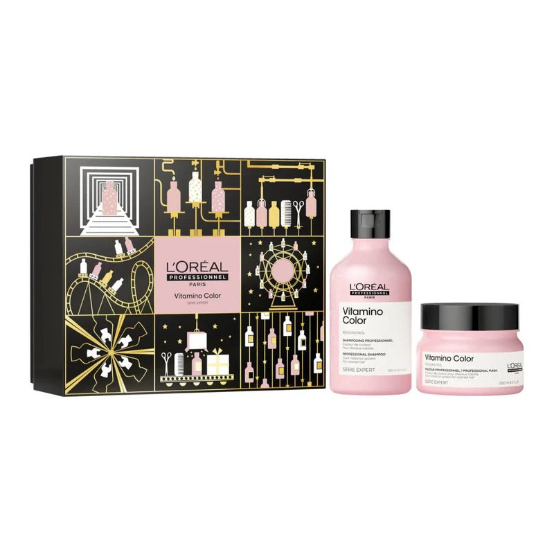 LOREAL PROFESSIONNEL VITAMINO COLOR SHAMPOO 300ML + MASCARA 250ML