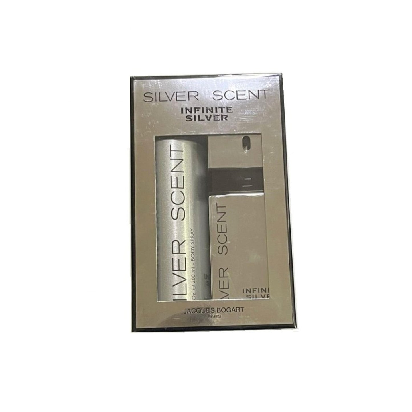 JACQUES BOGART SILVER SCENT INFINITE SILVER EDT 100ML+BODY SPRAY 200ML