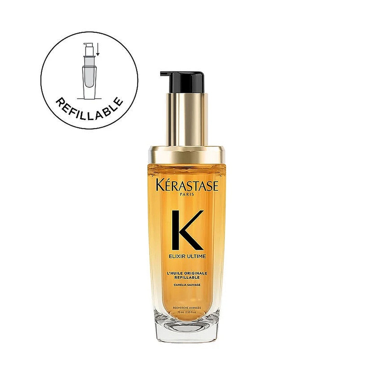 KERASTASE ELIXIR ULTIME ACEITE L’ HUILE ORIGINAL REFILLABLE 75ML