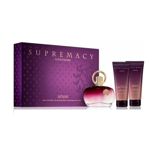 AFNAN SUPREMACY POUR FEMME EDP 100ML+SG+BL