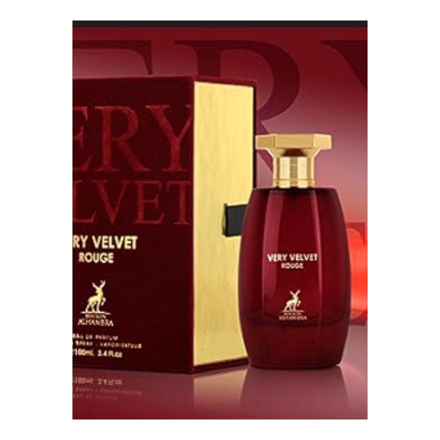MAISON ALHAMBRA VERY VELVET ROUGE EDP 100ML