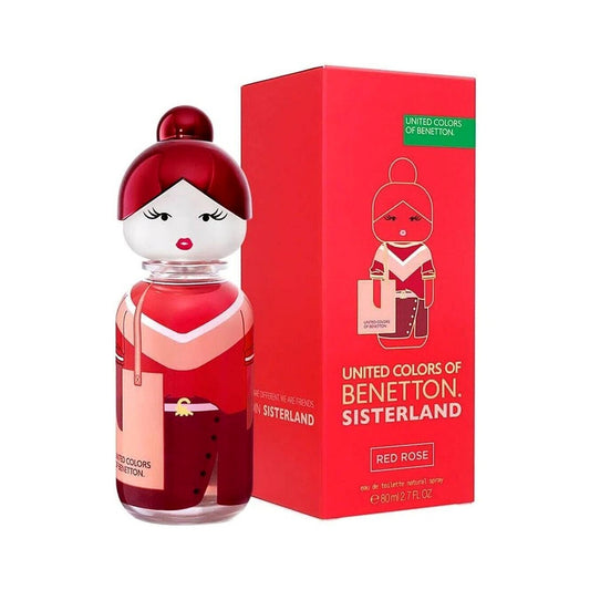 BENETTON SISTERLAND RED ROSE WOMAN EDT 80ML