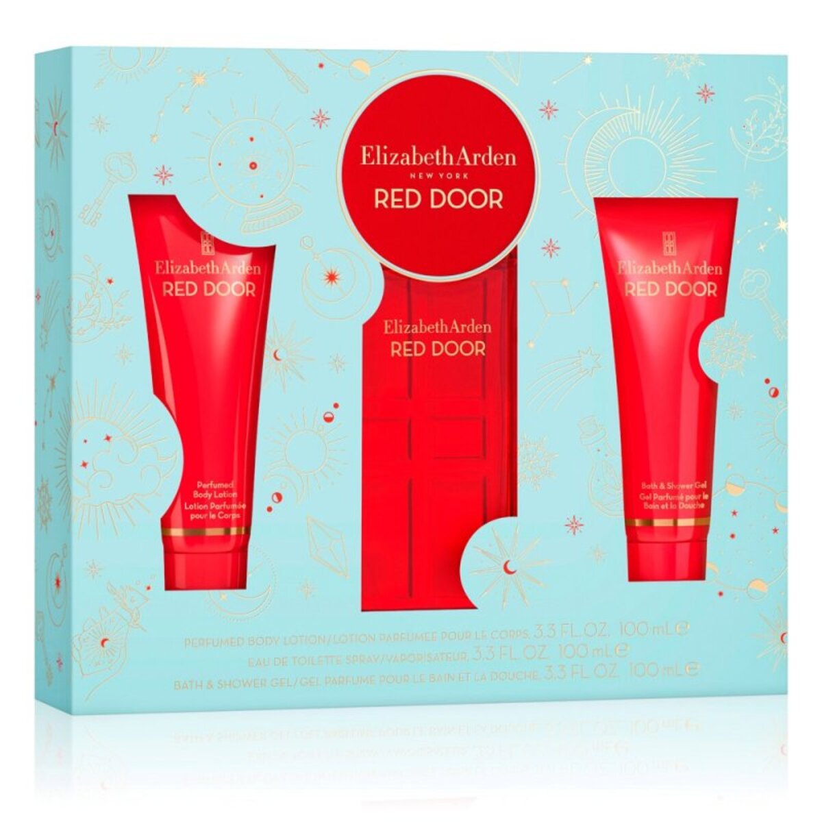 ELIZABETH ARDEN RED DOOR 100ML+ 100ML BL+100ML SG