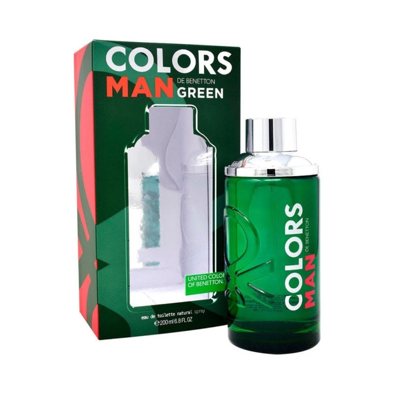 Benetton Colors Green Man Edt 200Ml