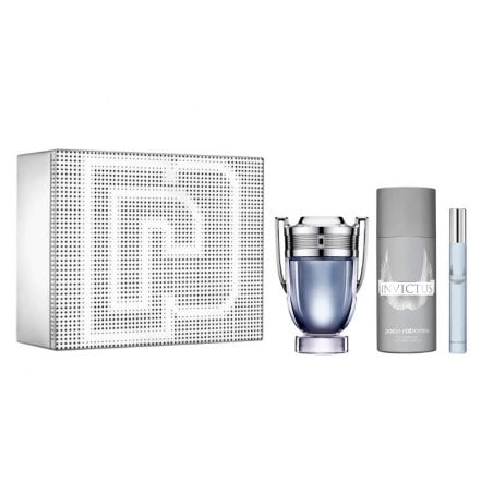 Paco Rabanne Invictus Men Edt 100Ml+10Ml+Deo 150Ml