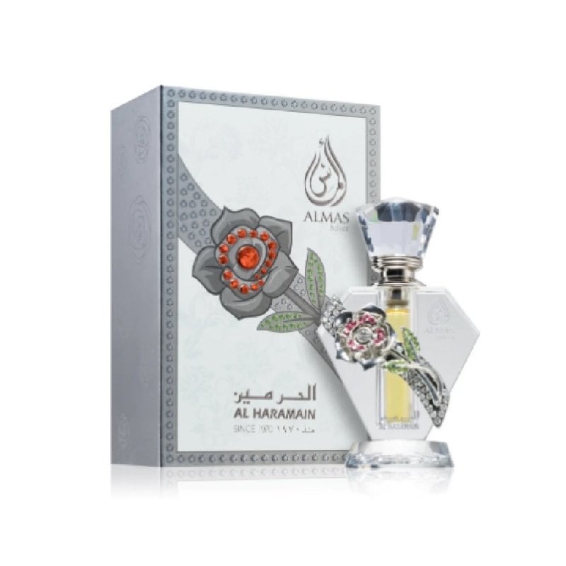 Al Haramain Almas Silver Óleo Perfumado 10Ml
