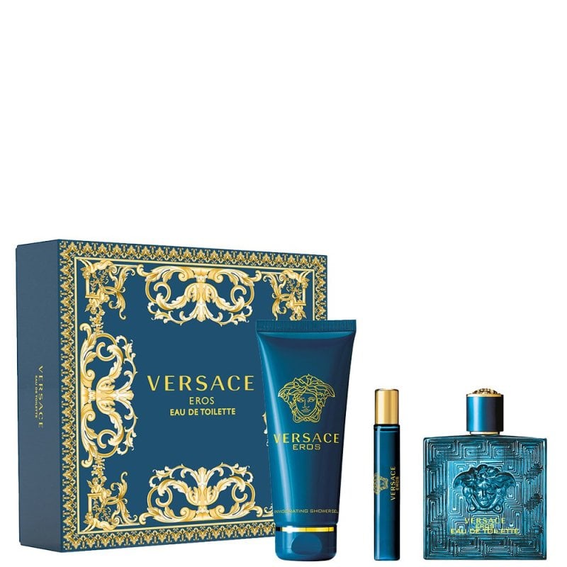 Versace Eros Pour Homme Edt 100Ml+10Ml+Sg 150Ml