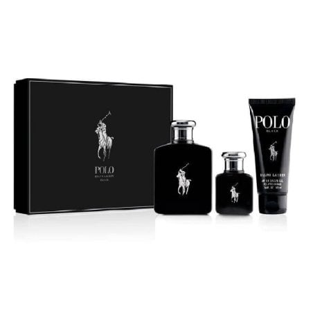 Ralph Lauren Polo Black Men Edt 125Ml+40Ml+Deo 75Ml