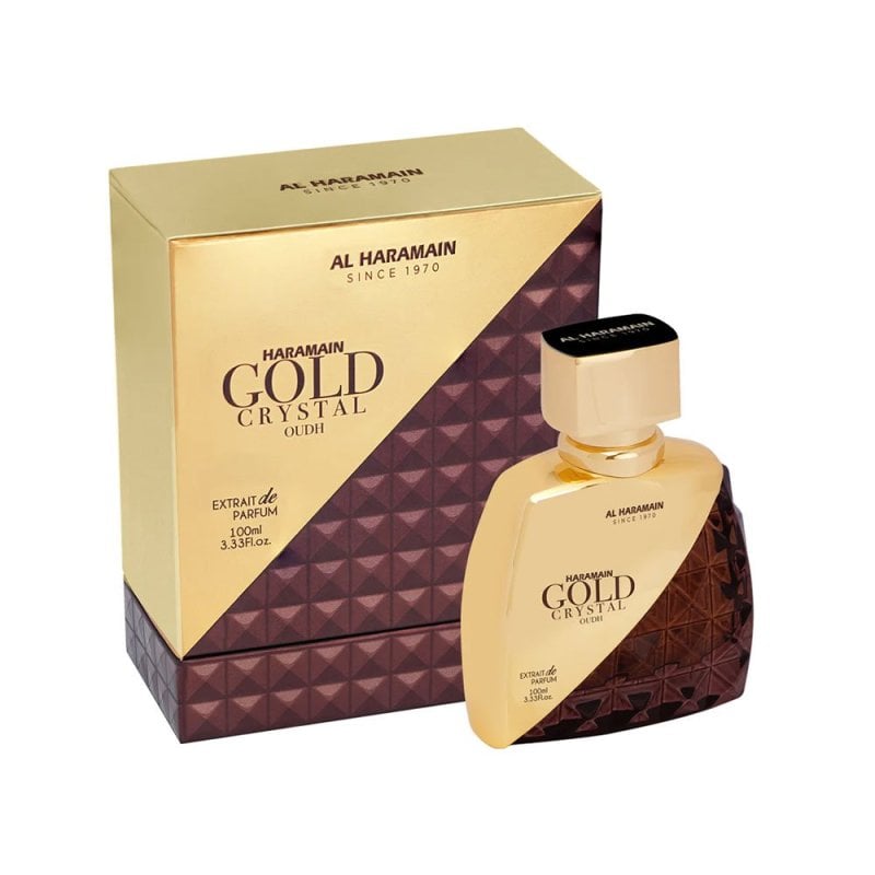 Al Haramain Gold Crystal Oudh Extrait Parfum 100Ml