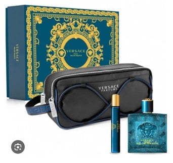 Versace Eros Men Edt 100Ml +10Ml+Bolso Set