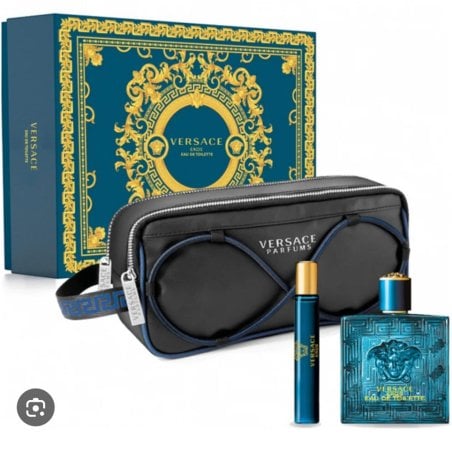 Versace Eros Men Edt 100Ml +10Ml+Bolso Set
