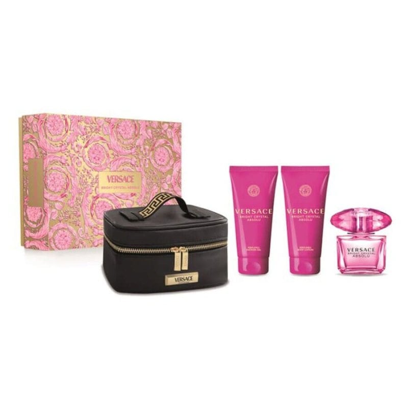 Versace Bright Crystal Absolu Edp 90Ml+Bl 100Ml+Sg 100Ml+Bolso Versace Bright Crystal Absolu Edp 90Ml+Bl 100Ml+Sg 100Ml+Bolso