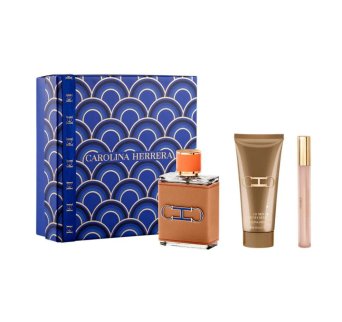 Carolina Herrera Ch Men Insignia Leather Edp 100Ml+10Ml+Ash 100Ml