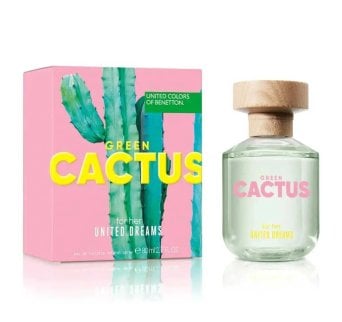 Benetton Green Cactus United Dreams For Her Edt 80Ml