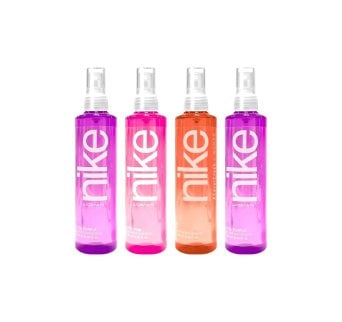 Nike Set 4X Body Mist 200Ml ( Coral Crush, Ultra Purple, Trendy Pink, Ultra Pink)