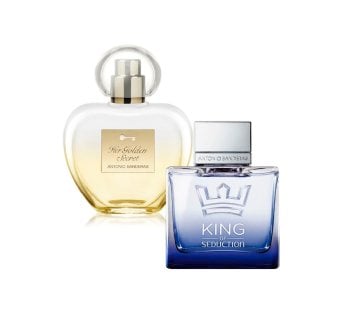 Antonio Banderas Pack X2 ( Her Golden Secret 80Ml + The King Of Seduction 100Ml)