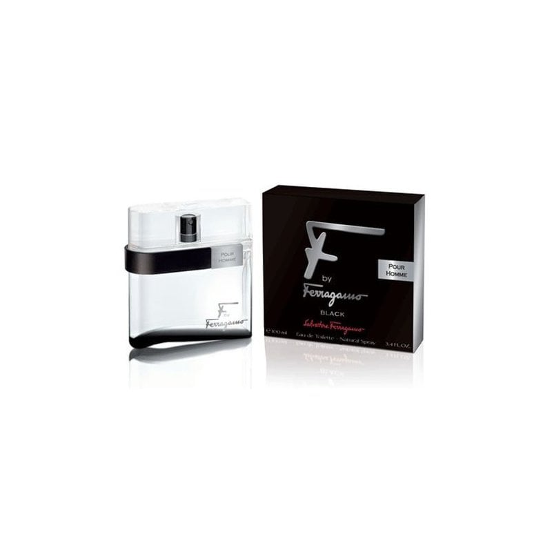 Salvatore Ferragamo F By Ferragamo Homme Black Edt 100Ml