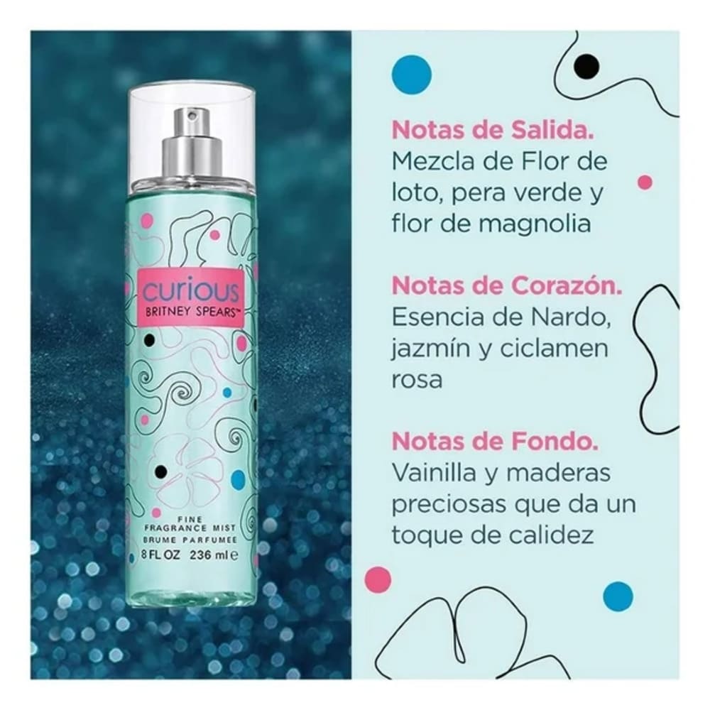 BRITNEY SPEARS CURIOUS 236ML BODY MIST