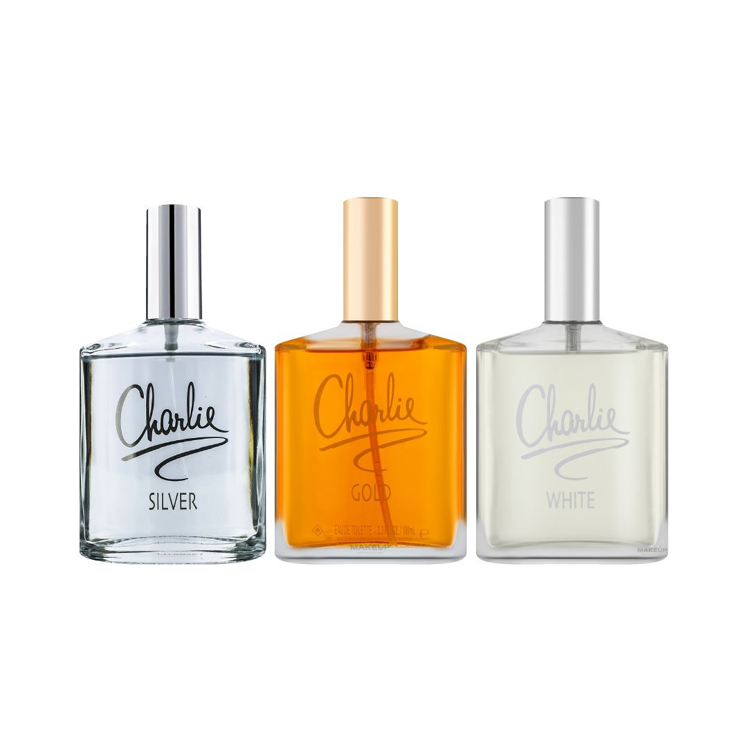Revlon Charlie Pack 3X Edt 100Ml (Silver, White, Gold)