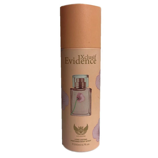 Zak Perfumes Xclusif Evidence Woman Body Spray 200Ml