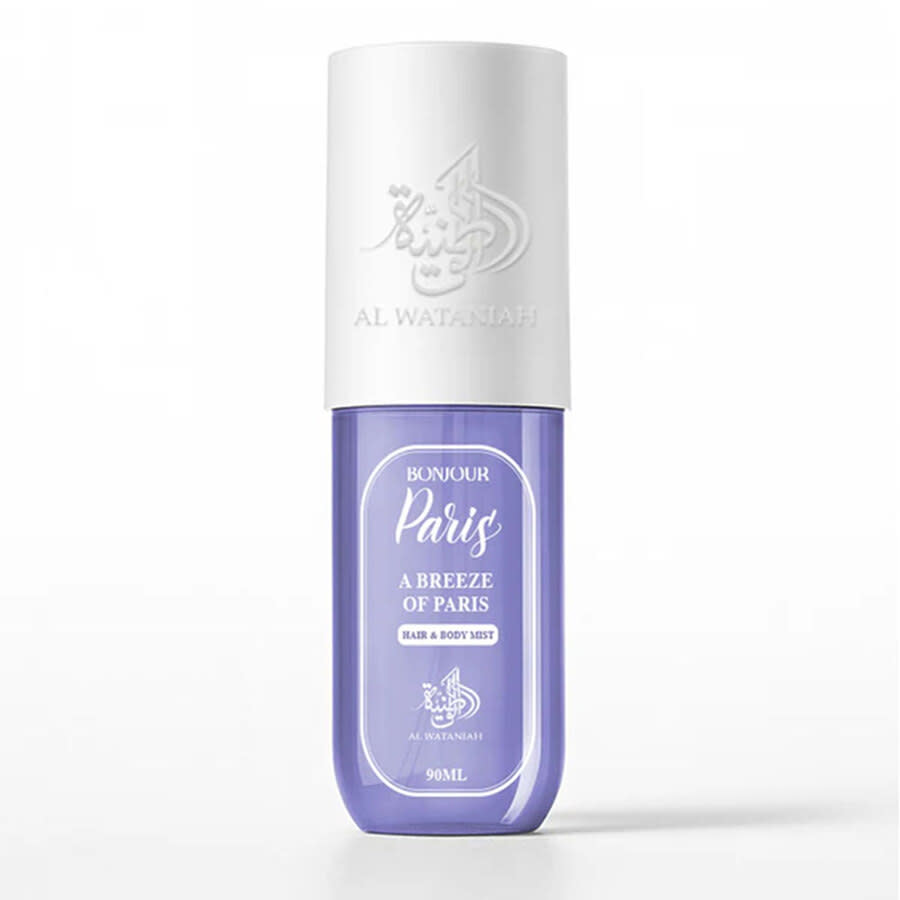 AL WATANIAH BONJOUR PARIS WOMAN BODY MIST 90ML