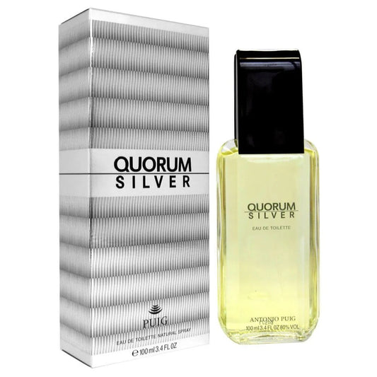 ANTONIO PUIG QUORUM SILVER MEN EDT 100ML