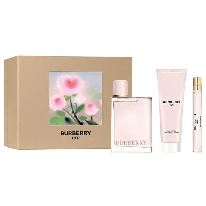 BURBERRY HER SET EDP 100ML + 10ML + BL 75ML
