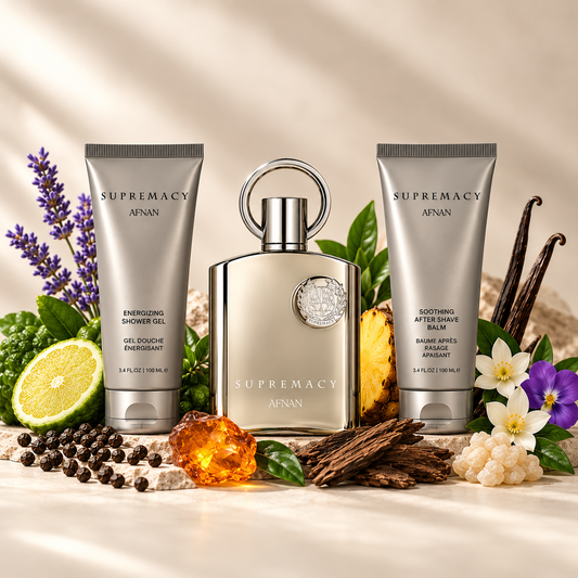 AFNAN SUPREMACY POUR HOMME EDP 100ML+SG+ASH