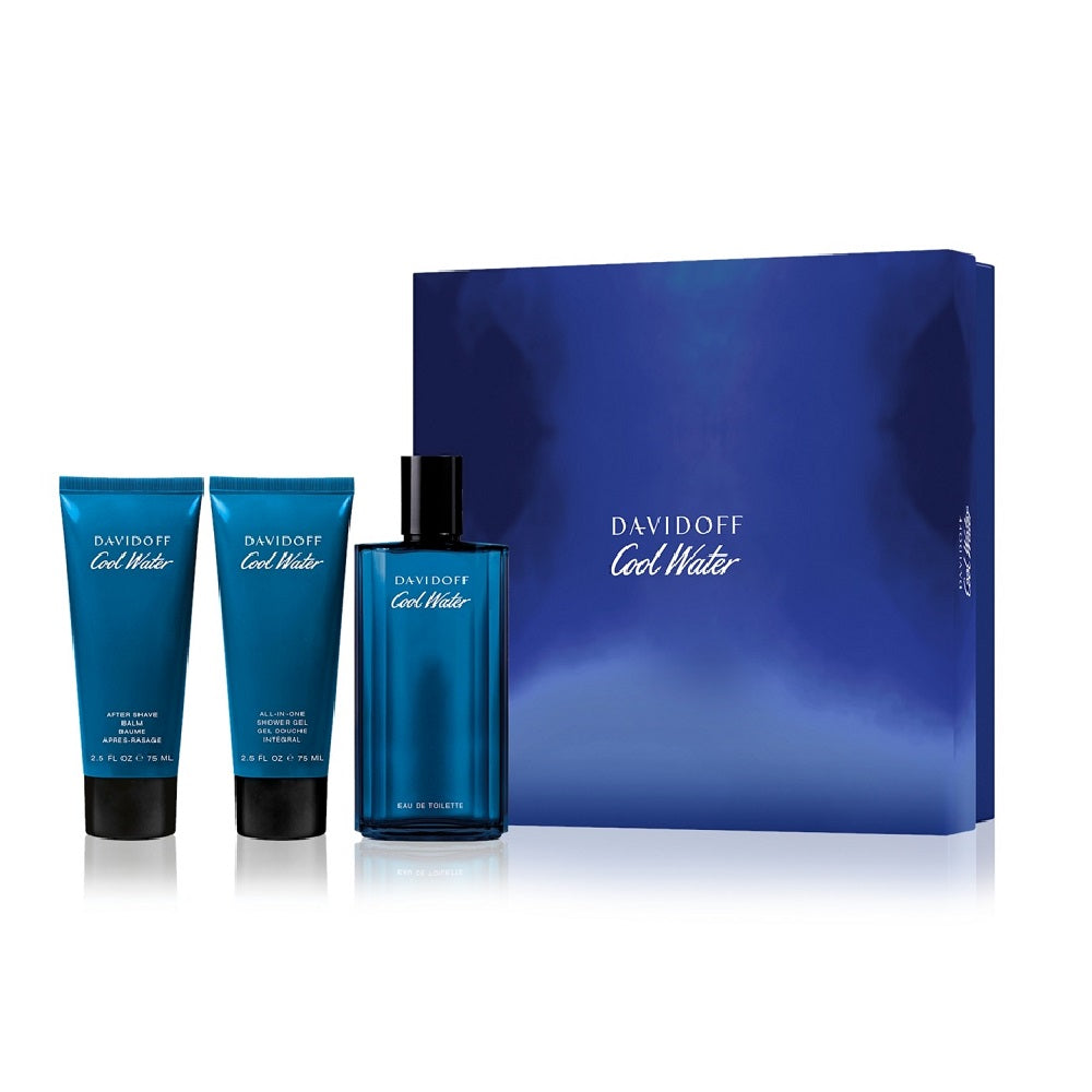 DAVIDOFF COOL WATER MEN 125ML SET 3PCS