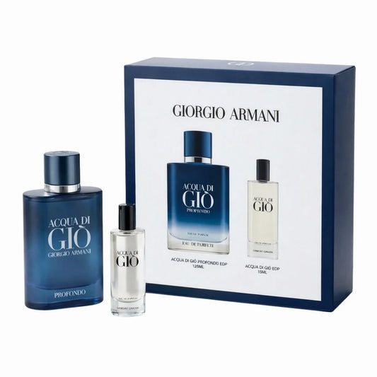 GIORGIO ARMANI ACQUA DI GIO PROFONDO EDP 100ML+ GIO EDP 15ML SET