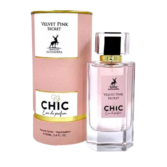 MAISON ALHAMBRA CHIC VELVET PINK SECRET WOMAN EDP 100ML