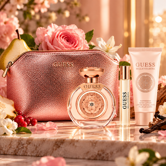 GUESS BELLA VITA ROSA WOMAN EDT 100ML+15ML+BL+POUCH