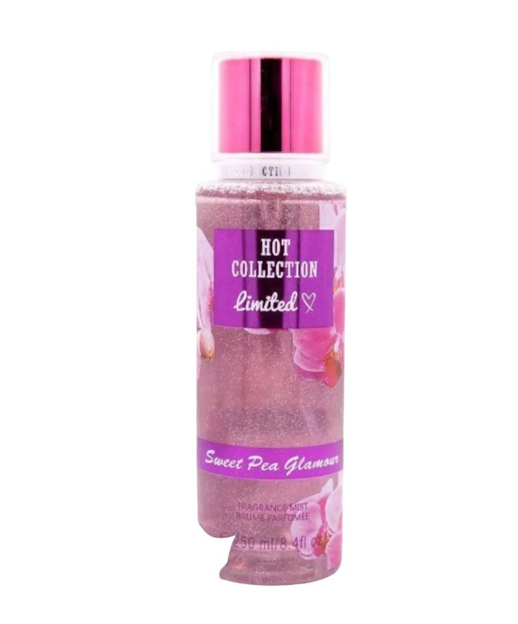 HOT COLLECTION SWEET PEA GLAMOUR BODY MIST 250ML