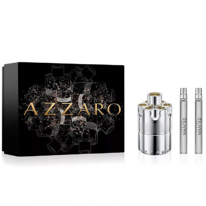 AZZARO WANTED EDP SET 100 + 10 + 10ML