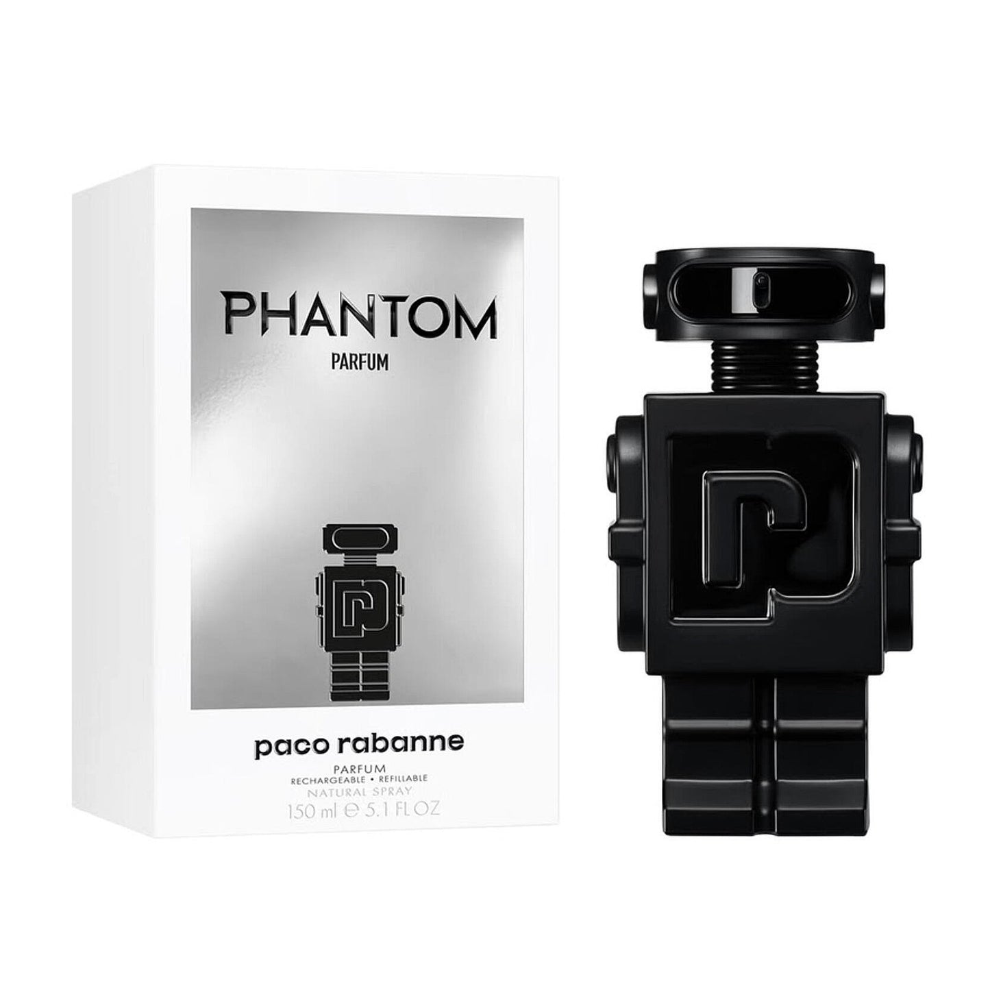 PACO RABANNE PHANTOM MEN PARFUM 150ML REFILLABLE