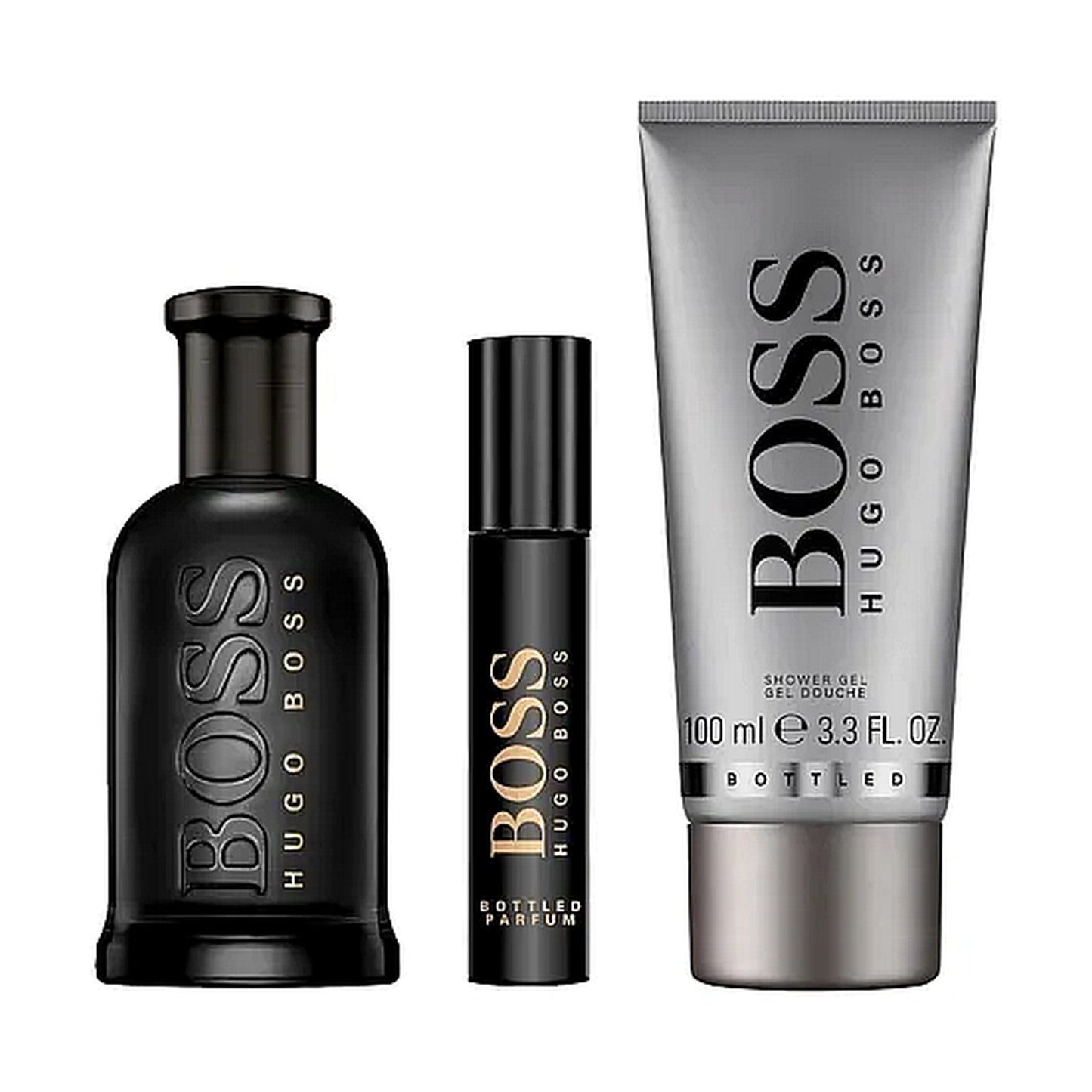 HUGO BOSS BOTTLED PARFUM MEN 100ML+10ML+SG 100ML