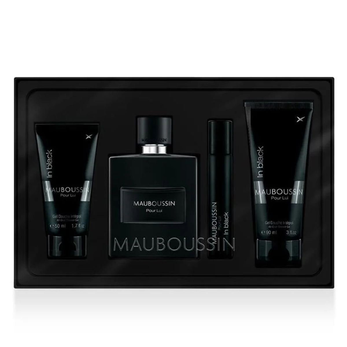 MAUBOUSSIN POUR LUI IN BLACK EDP 100ML+20ML+SG 50ML+SG 90ML