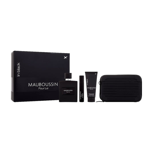 MAUBOUSSIN POUR LUI IN BLACK EDP 100ML+20ML+SG75ML+BOLSO