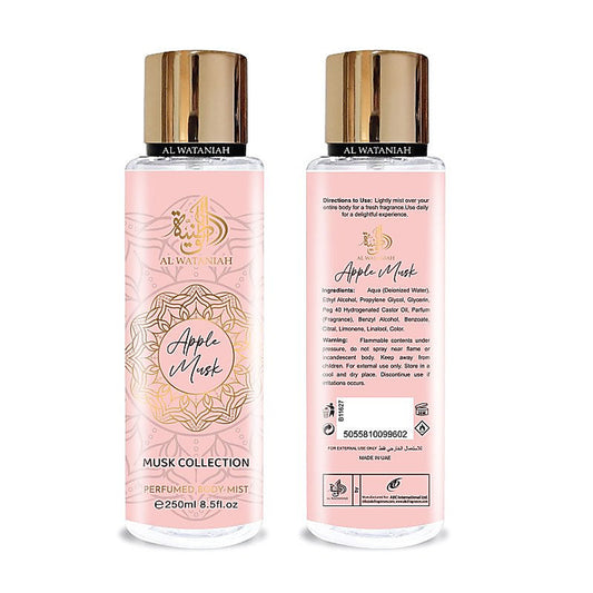AL WATANIAH APPLE MUSK BODY MIST 250ML