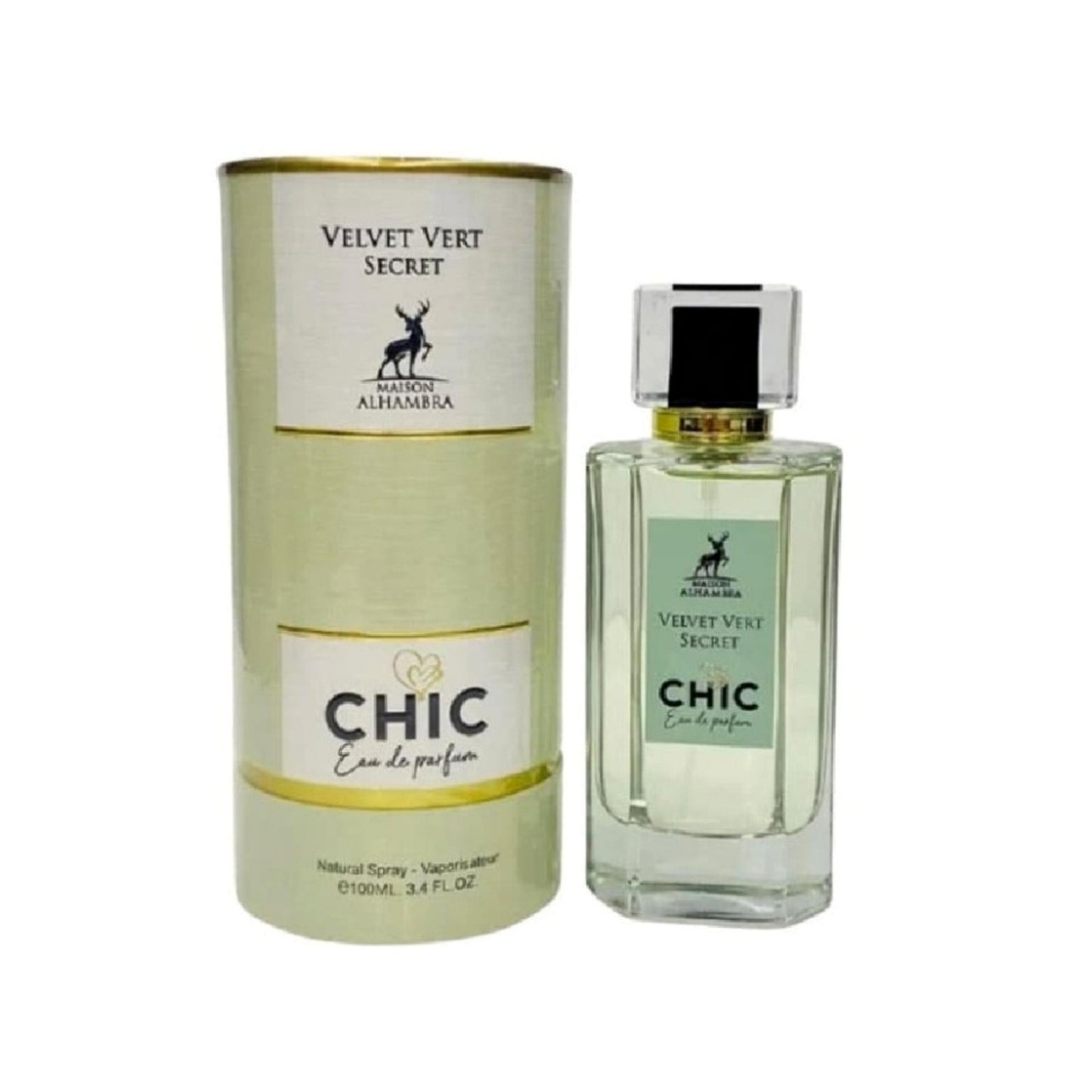MAISON ALHAMBRA CHIC VELVET VERT SECRET EDP 100ML