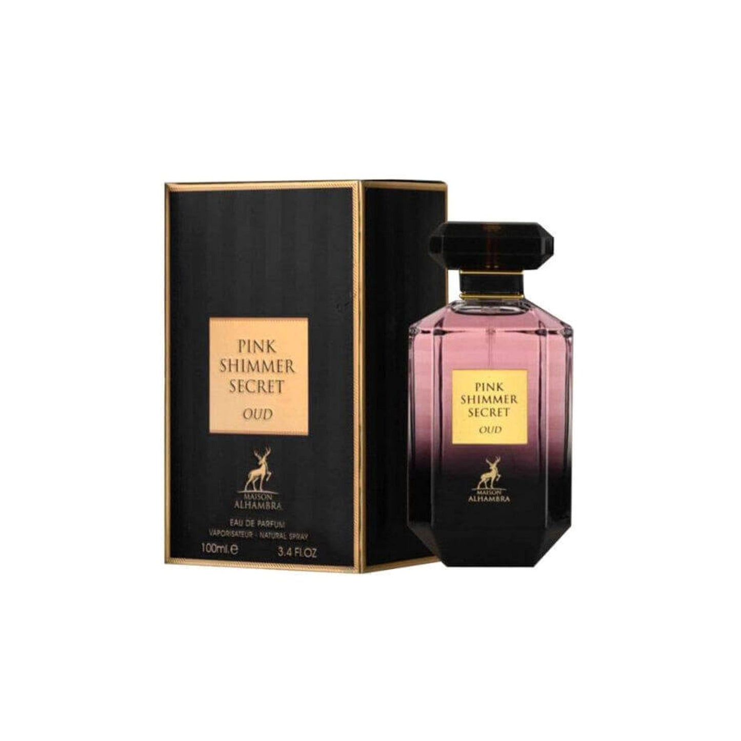 MAISON ALHAMBRA PINK SHIMMER SECRET OUD EDP 100ML
