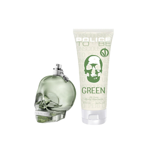 Police To Be Green EDT 40 ml + All Over Body Shampoo 100 ml