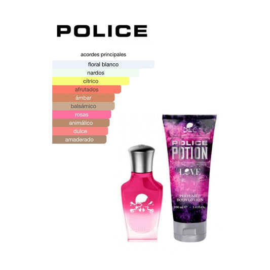 Police Potion Love For Woman EDP 30 ml + Body Lotion 100 ml