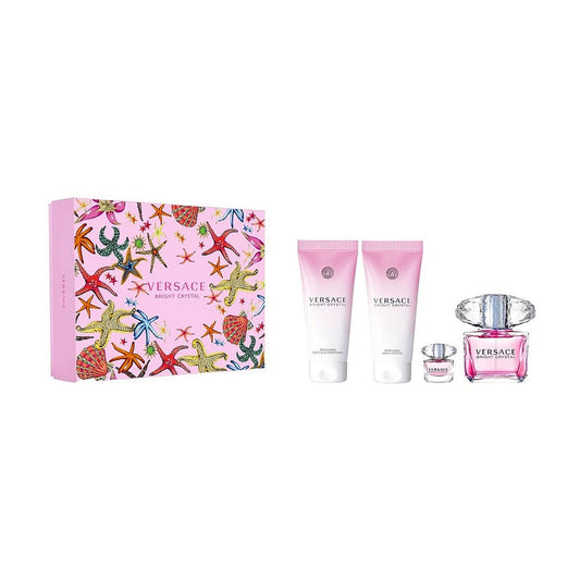 VERSACE BRIGHT CRYSTAL EDT 90ML+5ML+SG+BL