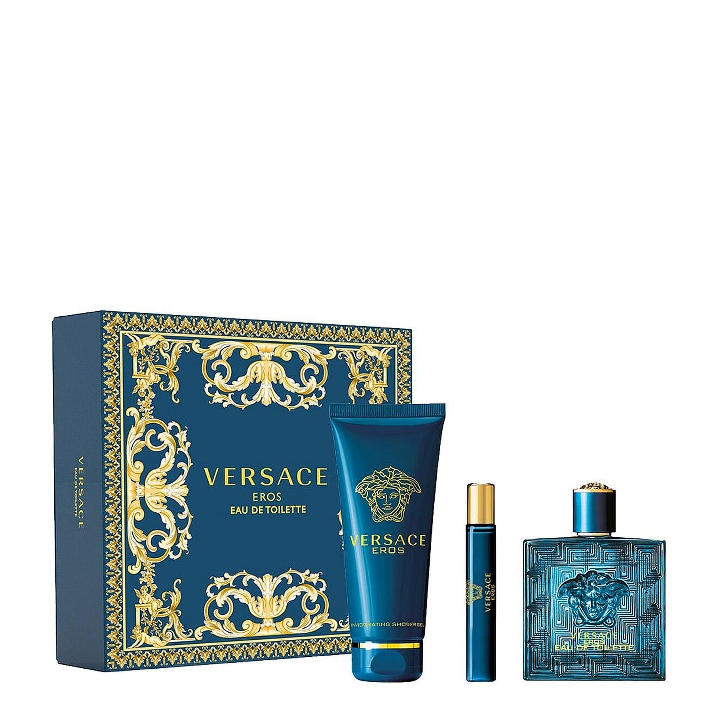 VERSACE EROS POUR HOMME EDT 100ML+10ML+SG 150ML