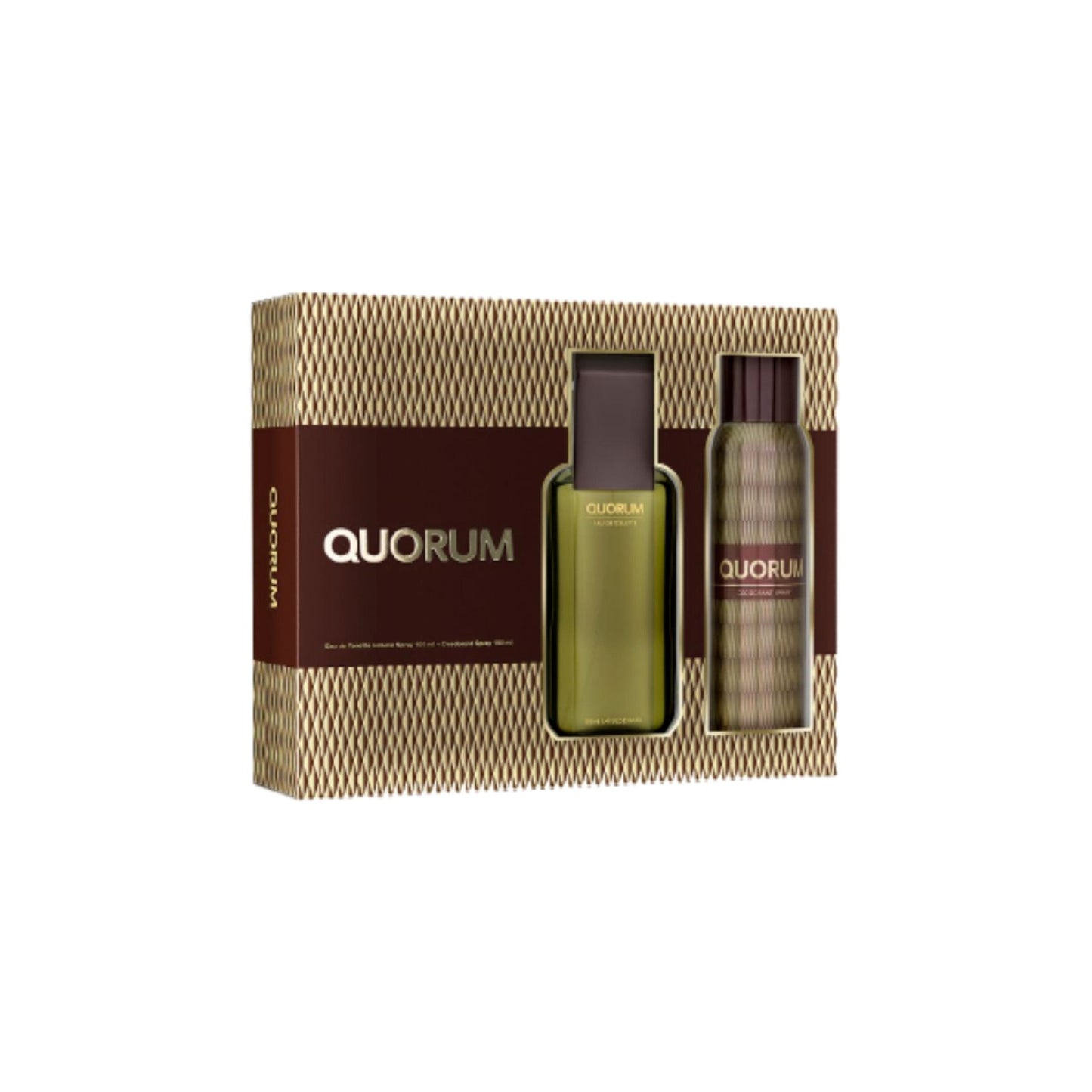 ANTONIO PUIG QUORUM MEN EDT 50ML + DEO 150ML SET
